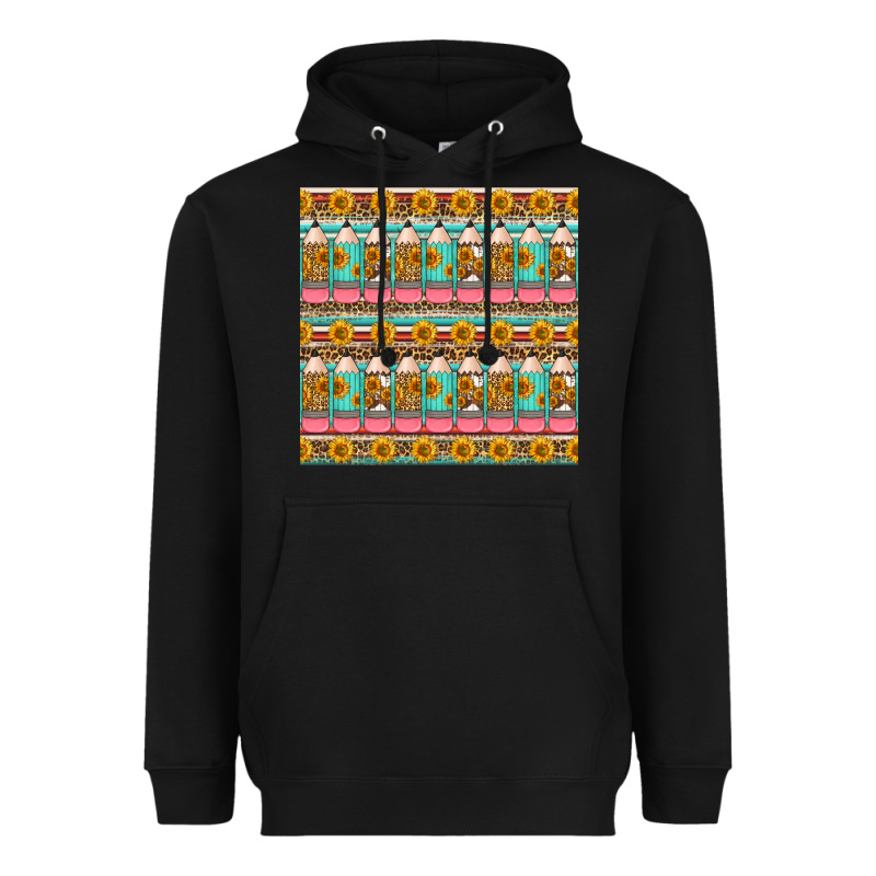 School Teacher Seamless Pattern Heavyweight Hoodie by HRA Design Shop | Teevron