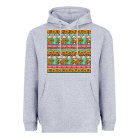 Heather Grey school teacher seamless pattern Heavyweight Hoodie - HRA Design Shop