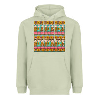 Matcha school teacher seamless pattern Heavyweight Hoodie - HRA Design Shop