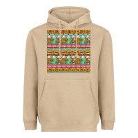 Mushroom school teacher seamless pattern Heavyweight Hoodie - HRA Design Shop