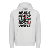 Dove Grey pride alphabet Premium Hoodie - MaliasSmallBusiness