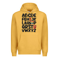 Mustard pride alphabet Premium Hoodie - MaliasSmallBusiness