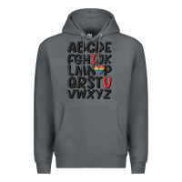 Rock pride alphabet Premium Hoodie - MaliasSmallBusiness