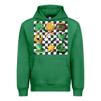Emerald checker board lucky charms Urban Hoodie - MaliasSmallBusiness