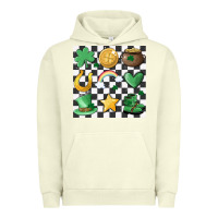 Checker Board Lucky Charms Urban Hoodie | Teevron