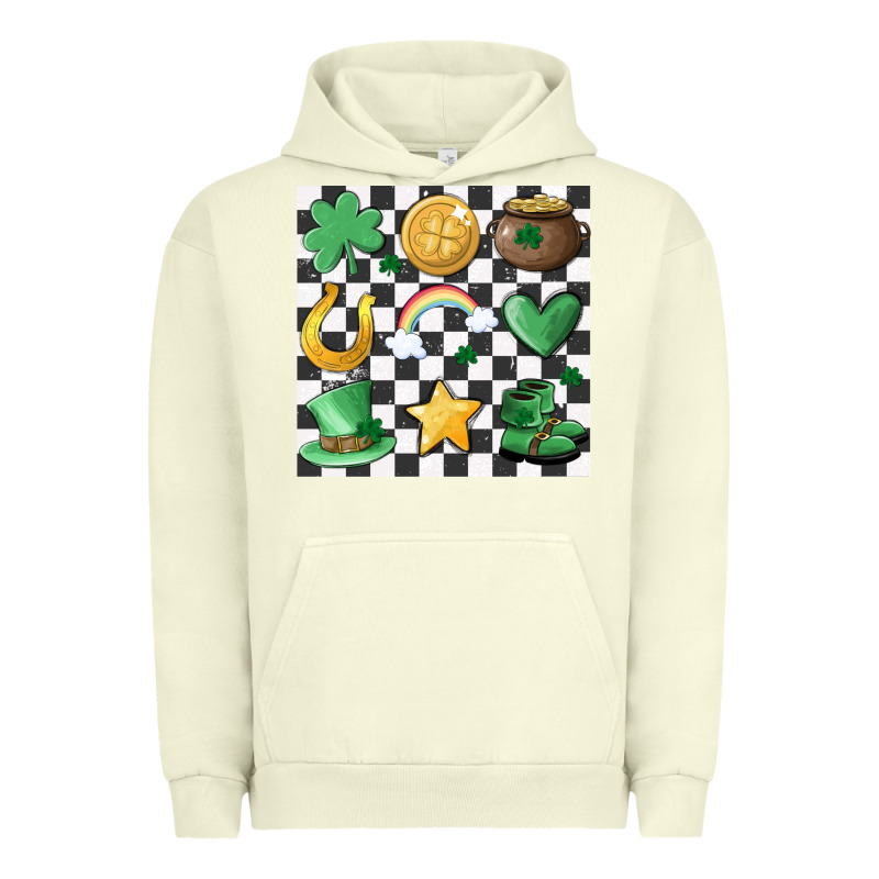 Checker Board Lucky Charms Urban Hoodie by MaliasSmallBusiness | Teevron