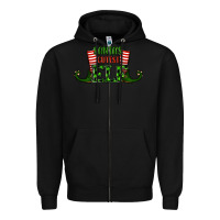Black santa's cutest elf christmas Zipper Hoodie - RanaPortraitStore