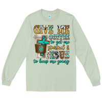 Matcha give me coffee to get me started Long Sleeve Tee - texasbilliewilder