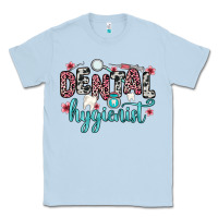 Dusty Blue dental hygienist Classic Tee - Zillion Design Studio