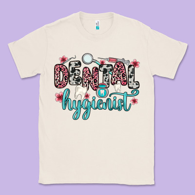 Dental Hygienist Classic Tee Designed By Zillion Design Studio