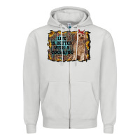 Life Is Better With A Cockapoo Zipper Hoodie | Teevron