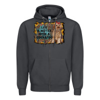 Smoke life is better with a cockapoo Zipper Hoodie - RanaPortraitStore
