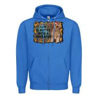 True Royal life is better with a cockapoo Zipper Hoodie - RanaPortraitStore