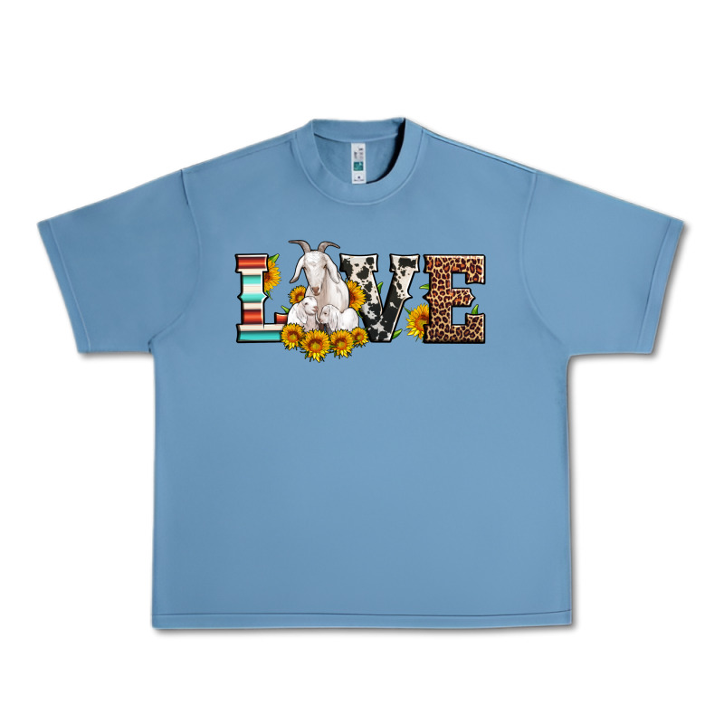 Love Goats Serape Cowhide Leopard Goat Family Urban Heavy Tee by Artiststas | Teevron