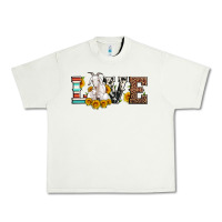Pistachio love goats serape cowhide leopard goat family Urban Heavy Tee - Artiststas