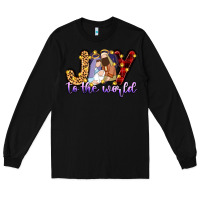 Black joy to the world Long Sleeve Tee - Zillion Design Studio