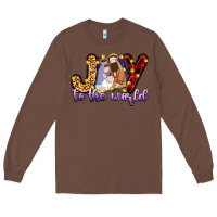 Chestnut joy to the world Long Sleeve Tee - Zillion Design Studio