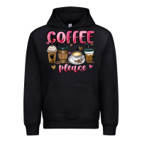 Black coffee please Urban Hoodie - MaliasSmallBusiness