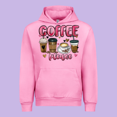 Coffee Please Urban Hoodie Designed By Maliassmallbusiness