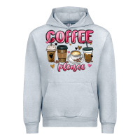 Heather Grey coffee please Urban Hoodie - MaliasSmallBusiness