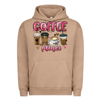 Pigment Burro coffee please Urban Hoodie - MaliasSmallBusiness