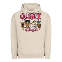 Pigment French Oak coffee please Urban Hoodie - MaliasSmallBusiness