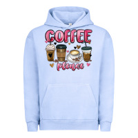 Pigment Grape Ice coffee please Urban Hoodie - MaliasSmallBusiness