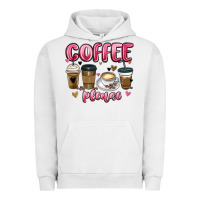 Pigment Lunar Rock coffee please Urban Hoodie - MaliasSmallBusiness
