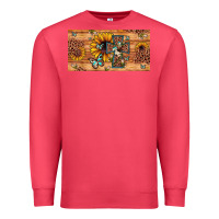Cardinal leopard cross butterfly sunflower Premium Sweatshirt - JahusDesignShop