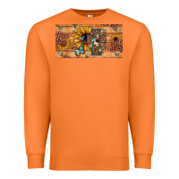 Carrot leopard cross butterfly sunflower Premium Sweatshirt - JahusDesignShop