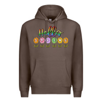 Coffee hello spring Premium Hoodie - MaliasSmallBusiness