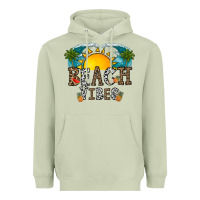 Matcha beach vibes Heavyweight Hoodie - CowhideDigitalArt