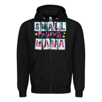 Black small business mama Zipper Hoodie - texasbilliewilder