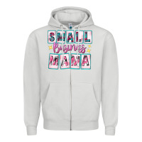 Dove Grey small business mama Zipper Hoodie - texasbilliewilder