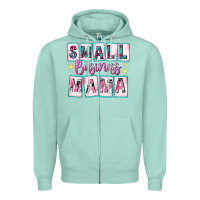 Seafoam small business mama Zipper Hoodie - texasbilliewilder