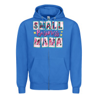 True Royal small business mama Zipper Hoodie - texasbilliewilder