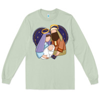 Matcha holy night jesus birth Long Sleeve Tee - Zillion Design Studio