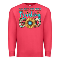 Cardinal i'm just out here trusting god Premium Sweatshirt - JahusDesignShop