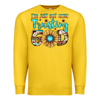 Lemon i'm just out here trusting god Premium Sweatshirt - JahusDesignShop