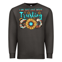 Smoke i'm just out here trusting god Premium Sweatshirt - JahusDesignShop