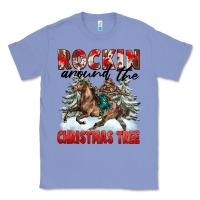 Colony Blue Rockin Around The Christmas Tree Rodeo Classic Tee - FaDigitalArtStudio