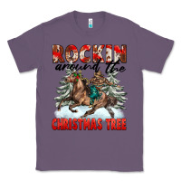 Lavender Rockin Around The Christmas Tree Rodeo Classic Tee - FaDigitalArtStudio