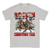 Moon Dust Rockin Around The Christmas Tree Rodeo Classic Tee - FaDigitalArtStudio