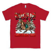 Red Rockin Around The Christmas Tree Rodeo Classic Tee - FaDigitalArtStudio