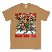 Toasted Coconut Rockin Around The Christmas Tree Rodeo Classic Tee - FaDigitalArtStudio