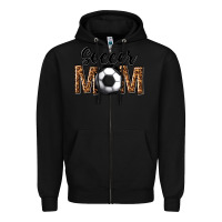 Black soccer mom Zipper Hoodie - texasbilliewilder