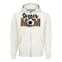 Oatmeal Heather soccer mom Zipper Hoodie - texasbilliewilder