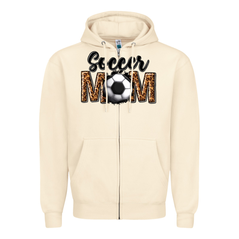 Soccer Mom Zipper Hoodie by texasbilliewilder | Teevron