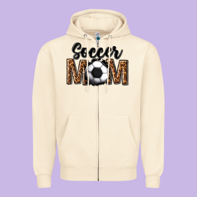 Soccer Mom Zipper Hoodie Designed By Texasbilliewilder