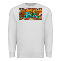 Dove Grey jesus Premium Sweatshirt - JahusDesignShop